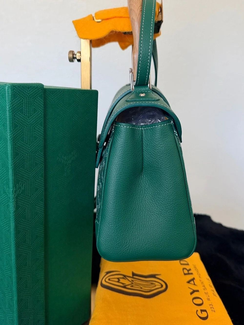 SOLD‼️‼️‼️GOYARD SAÏGON MINI GREEN | ENTRUPY + FULL SET